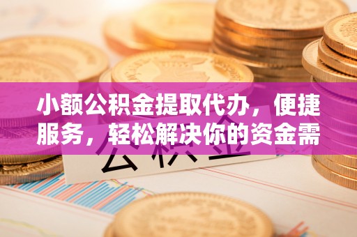 旌德小额公积金提取代办，便捷服务，轻松解决你的资金需求