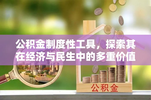 旌德公积金制度性工具，探索其在经济与民生中的多重价值