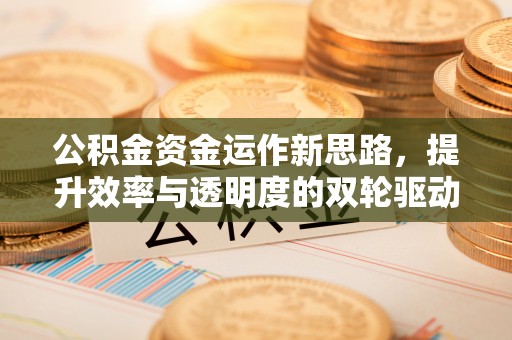 旌德公积金资金运作新思路，提升效率与透明度的双轮驱动