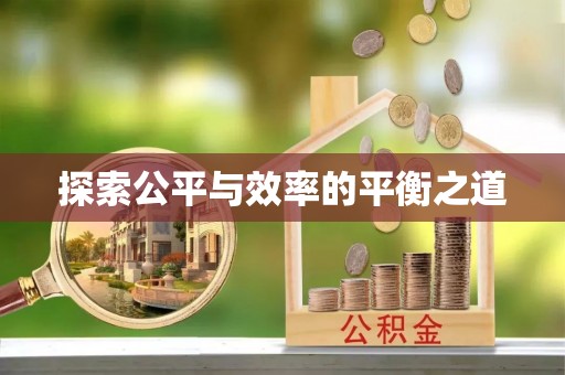 旌德探索公平与效率的平衡之道
