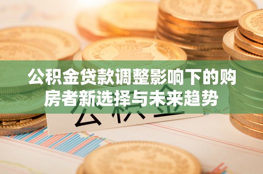 旌德公积金贷款调整影响下的购房者新选择与未来趋势