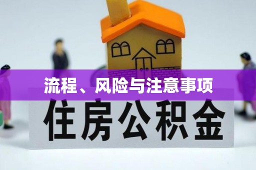 旌德流程、风险与注意事项